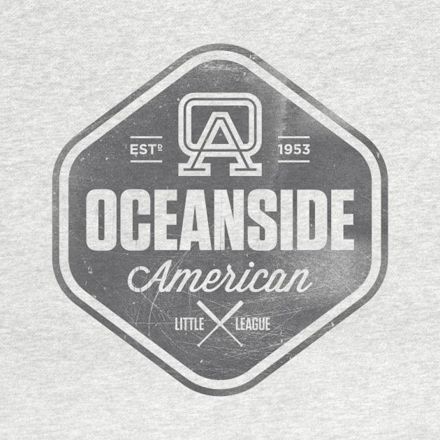 OALL Hex Design (Grey Distressed) by Oceanside American Little League